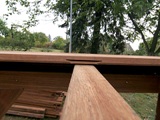 Barierki drewniane i taras drewniany. Realizacja w Cigacicach. Zdjęcie nr: 84