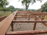 Barierki drewniane i taras drewniany. Realizacja w Cigacicach. Zdjęcie nr: 73