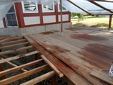 Barierki drewniane i taras drewniany. Realizacja w Cigacicach. Zdjęcie nr: 65