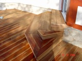 Barierki drewniane i taras drewniany. Realizacja w Cigacicach. Zdjęcie nr: 56