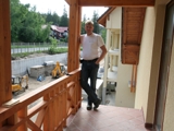 Barierki drewniane. Realizacja w apartamentowcu pod Szrenicą. Zdjęcie nr: 41