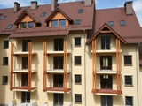 Barierki drewniane. Realizacja w apartamentowcu pod Szrenicą. Zdjęcie nr: 34