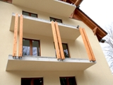Barierki drewniane. Realizacja w apartamentowcu pod Szrenicą. Zdjęcie nr: 78