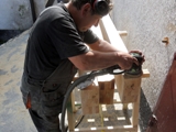 Barierki drewniane - produkcja na stolarni w Zielonej Górze. Zdjęcie nr: 148