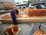 Barierki drewniane. Realizacja w apartamentowcu pod Szrenicą. Zdjęcie nr: 51