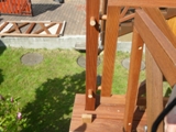 Barierki drewniane. Realizacja w Lubsku. Zdjęcie nr: 9
