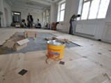 Podłogi drewniane w sali balowej. Realizacja we Wrocławiu. Zdjęcie nr: 28