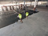 Podłogi drewniane w nowej hali firmy Hearing. Realizacja w Piotrkowie Trybunalskim. Zdjęcie nr: 135