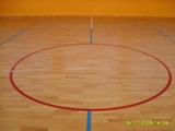 Podłogi drewniane w sali gimnastycznej. Realizacja w Kościanie. Zdjęcie nr: 4