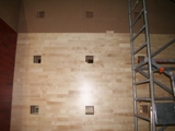 Realizacja podłogi drewnianej na Targach DOMOTEX 2006 na stoisku firmy Barlinek S.A. Zdjęcie nr: 37