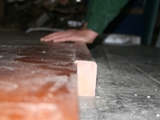 Realizacja podłogi drewnianej na Targach DOMOTEX 2006 na stoisku firmy Barlinek S.A. Zdjęcie nr: 35