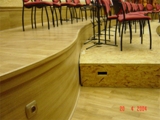 Podłogi drewniane w Filharmonii. Realizacja w Zielonej Górze. Zdjęcie nr: 9