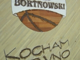 Wycinanie w drewnie logo Bortnowski