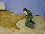 Podłogi drewniane w sali gimnastycznej Novita. Realizacja w Zielonej Górze. Zdjęcie nr: 5