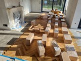 Realizacja podłogi drewnianej w mieszkaniu prywatnym w Zbąszynku. Zdjęcie nr: 5