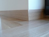 Parkiet drewniany - Dąb lakier mat. Realizacja podłogi drewnianej w Zielonej Górze. Zdjęcie nr: 6
