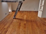 Parkiet drewniany - Dąb szczotkowany. Realizacja podłogi drewnianej w Zielonej Górze. Zdjęcie nr: 5