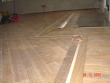 Parkiet drewniany. Realizacja podłogi drewnianej w Skibicach. Zdjęcie nr: 62