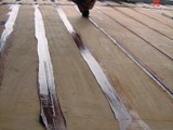 Parkiet drewniany wokół basenu. Realizacja podłogi drewnianej Województwie lubuskim. Zdjęcie nr: 38