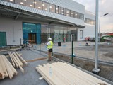 Elewacja drewniana w Ikei. Realizacja w Poznaniu. Zdjęcie nr: 49