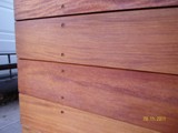 Elewacja drewniana z drewna Garapa. Realizacja w Zielonej Górze. Zdjęcie nr: 38