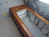 Łazienka w drewnie. Realizacja w Milanówku. Zdjęcie nr: 19