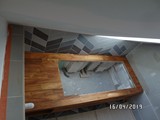 Łazienka w drewnie. Realizacja w Milanówku. Zdjęcie nr: 17