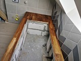 Łazienka w drewnie. Realizacja w Milanówku. Zdjęcie nr: 16