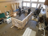 Barierki drewniane. Produkcja na stolarni w Zielonej Górze. Zdjęcie nr: 9
