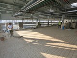 Podłogi drewniane w nowej hali firmy Hearing. Realizacja w Piotrkowie Trybunalskim. Zdjęcie nr: 132
