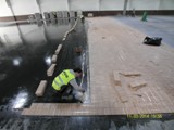 Podłogi drewniane w nowej hali firmy Hearing. Realizacja w Piotrkowie Trybunalskim. Zdjęcie nr: 60