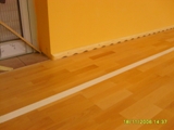Podłogi drewniane w sali gimnastycznej. Realizacja w Kościanie. Zdjęcie nr: 8