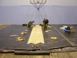 Podłogi drewniane w sali gimnastycznej Novita. Realizacja w Zielonej Górze. Zdjęcie nr: 7