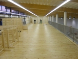 Realizacja podłogi drewnianej w sklepie sportowym SKI TEAM w Poznaniu. Zdjęcie nr: 14