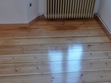 Deski sosnowe - renowacja. Realizacja podłogi drewnianej w Gorzowie Wlkp.