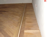Parkiet drewniany. Realizacja podłogi drewnianej w Skibicach. Zdjęcie nr: 67
