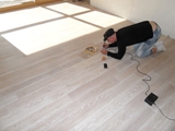 Podłoga drewniana - Dąb bielony. Realizacja w Warszawie. Zdjęcie nr: 4