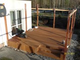 Budowa nowego tarasu drewnianego. Realizacja w Zielonej Górze. Zdjęcie nr: 33