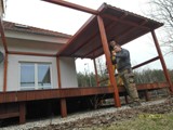 Budowa nowego tarasu drewnianego. Realizacja w Zielonej Górze. Zdjęcie nr: 16