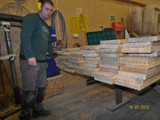 Produkcja desek tarasowych i elewacji drewnianej na warsztacie. Zdjęcie nr: 3