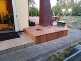Taras drewniany, balkon i przepierzenia. Realizacja w Starym Kurowie. Zdjęcie nr: 21