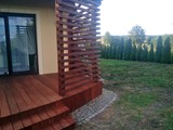 Taras drewniany, balkon i przepierzenia. Realizacja w Starym Kurowie. Zdjęcie nr: 3