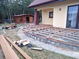 Taras drewniany, balkon i przepierzenia. Realizacja w Starym Kurowie. Zdjęcie nr: 33